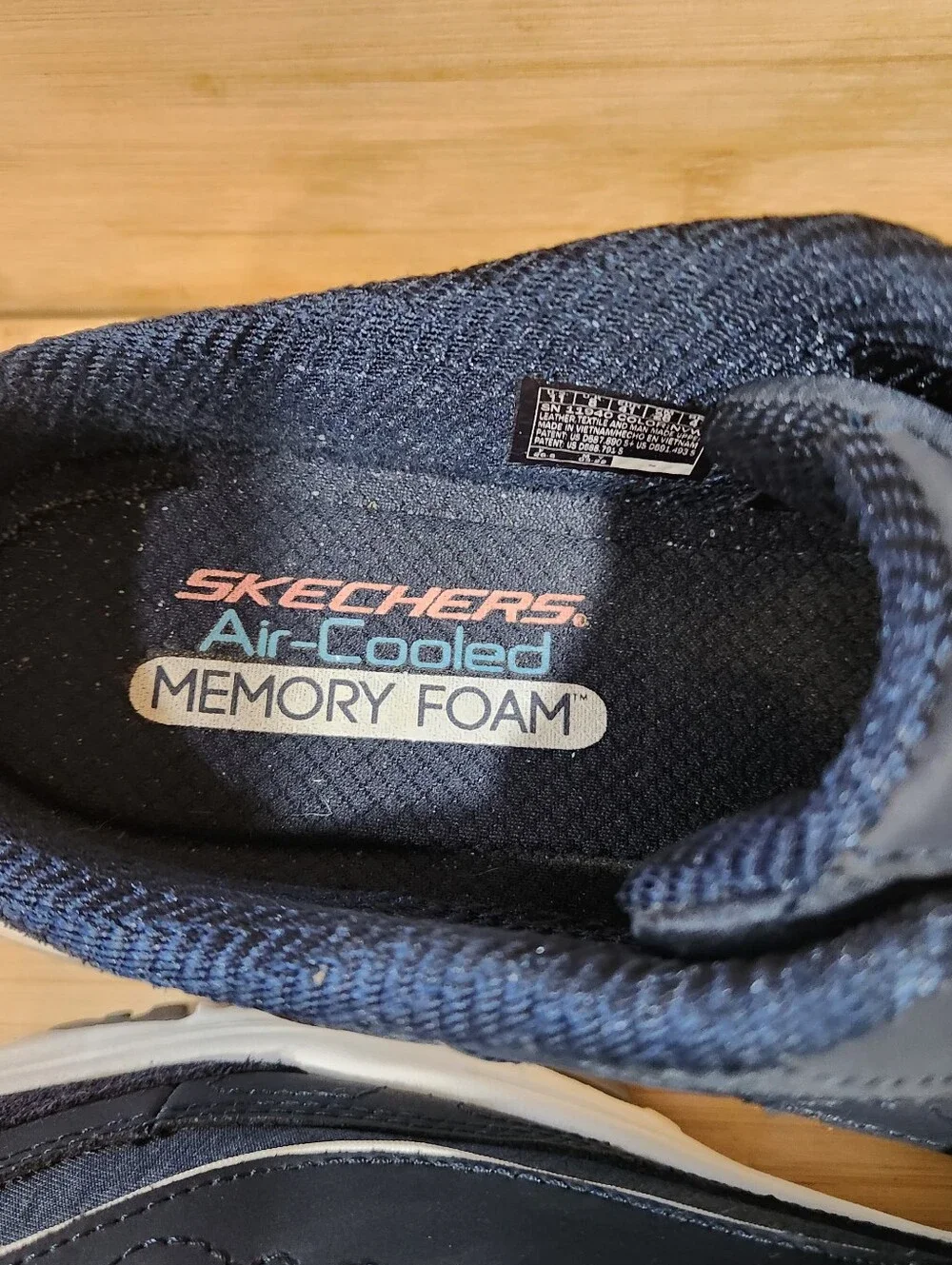 Skechers D'Lites Resilient Navy Blue Slip On Mule Sneaker Clog Women’s Size 11
